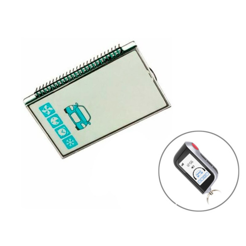 Дисплей для брелка StarLine A93 / A63 на металлических контактах (вертикальный)